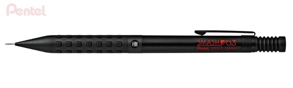 [Pentel]스매쉬 블랙 0.3mm 샤프 (Q1003)